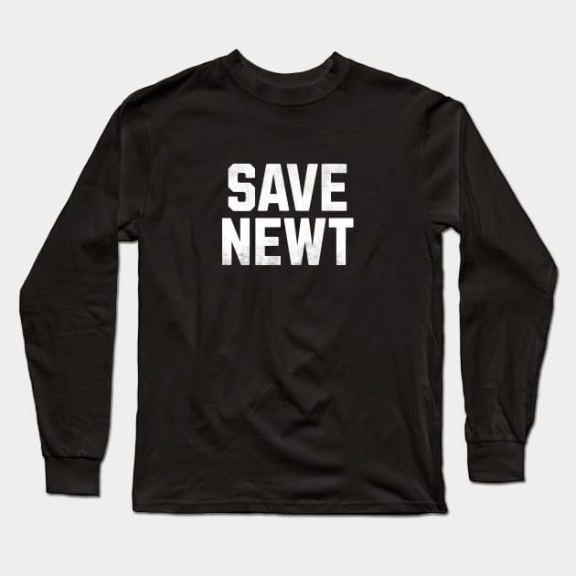 Save Newt Long Sleeve T-Shirt by extragalactic